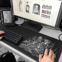 VampireFreaks Malice In Wonderland Mouse Pad -VampireFreaks Shop Alice Tim Burton Decor 1000x