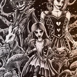 VampireFreaks Malice In Wonderland Mouse Pad -VampireFreaks Shop Alice in Wonderland Mouse Pad 1000x