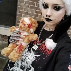 VampireFreaks Tormented Teddy Bear -VampireFreaks Shop Goth Teddy Bear 1000x