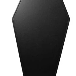 Sourpuss Striped Coffin Shelf [Pumpkin/Black] -VampireFreaks Shop coffin shelf stripe orange 3 1000x