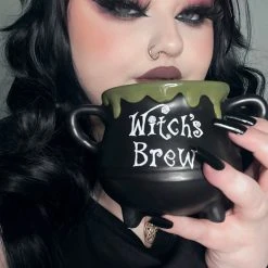 VampireFreaks Witch's Brew Oozing Cauldron Mug