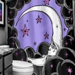 Too Fast La Luna Shower Curtain