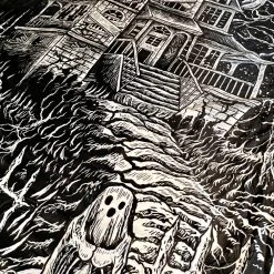 VampireFreaks Haunted Mansion Throw Blanket -VampireFreaks Shop haunted mansion blanket 02 1000x