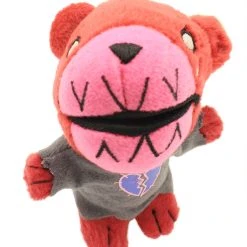Teddy Scares Edwin Morose Keychain